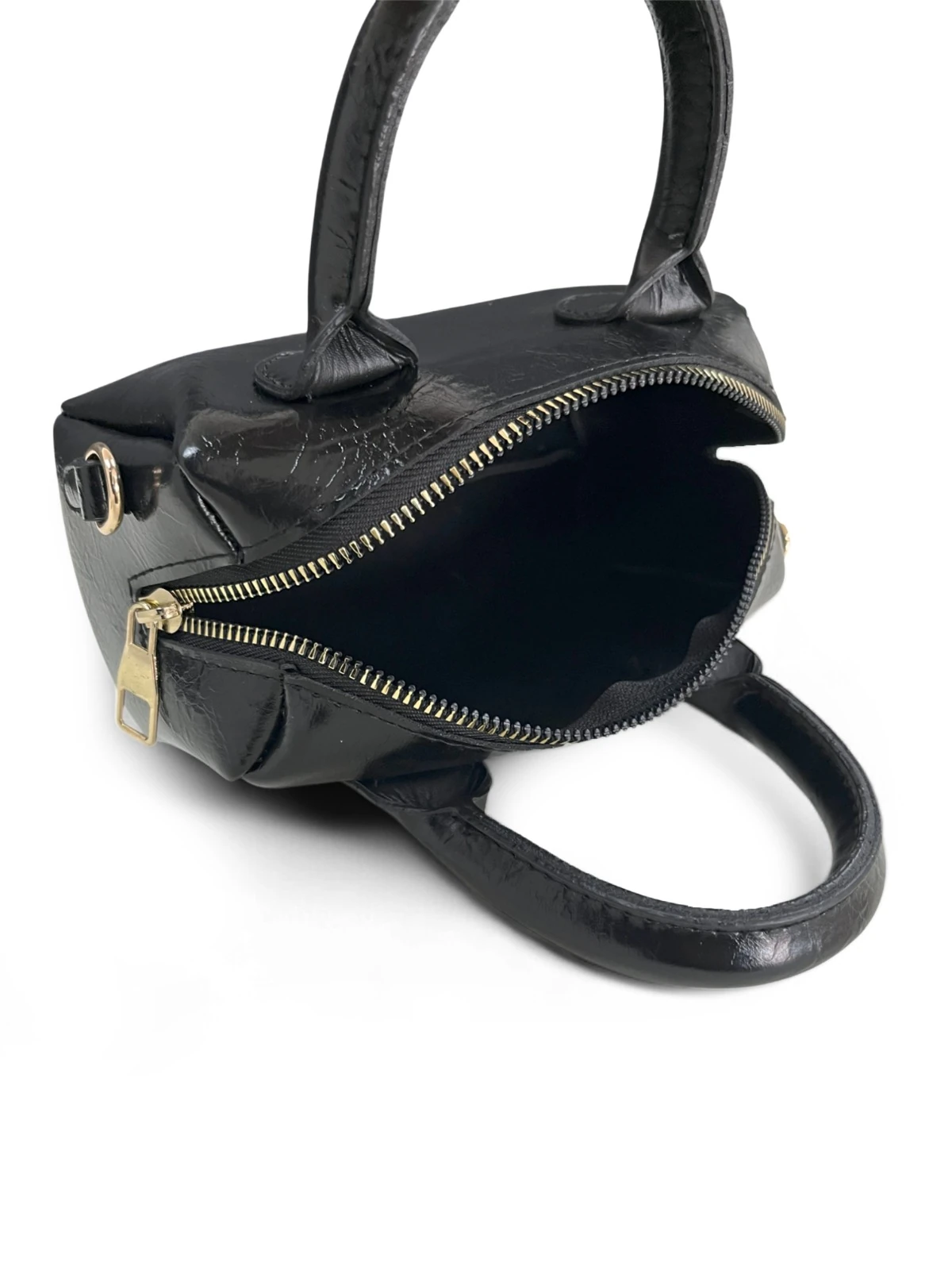 Kadın Fermuarlı Omuz Askılı Çapraz Çanta - ITALY