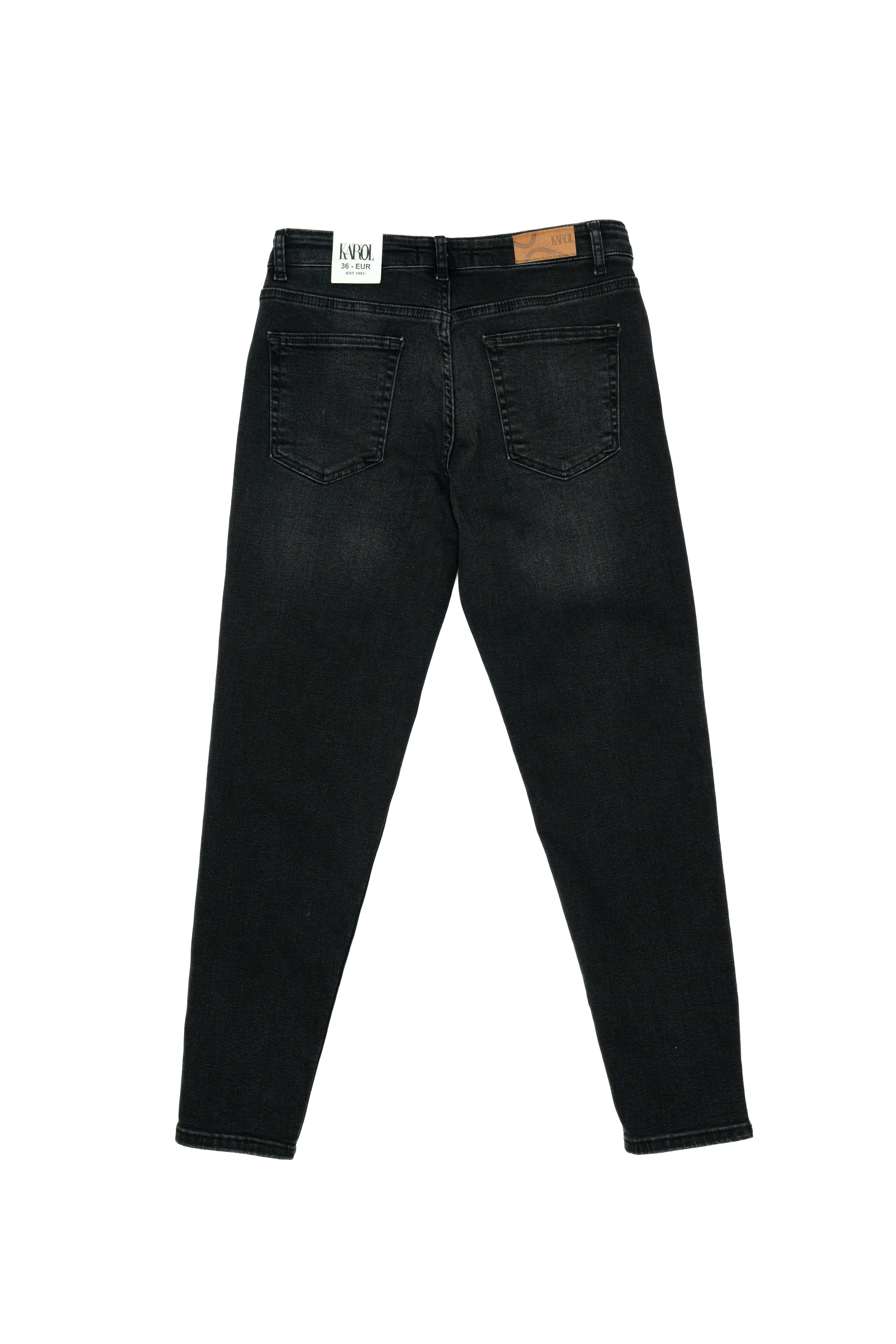MOM FİT JEANS ANTRASİT