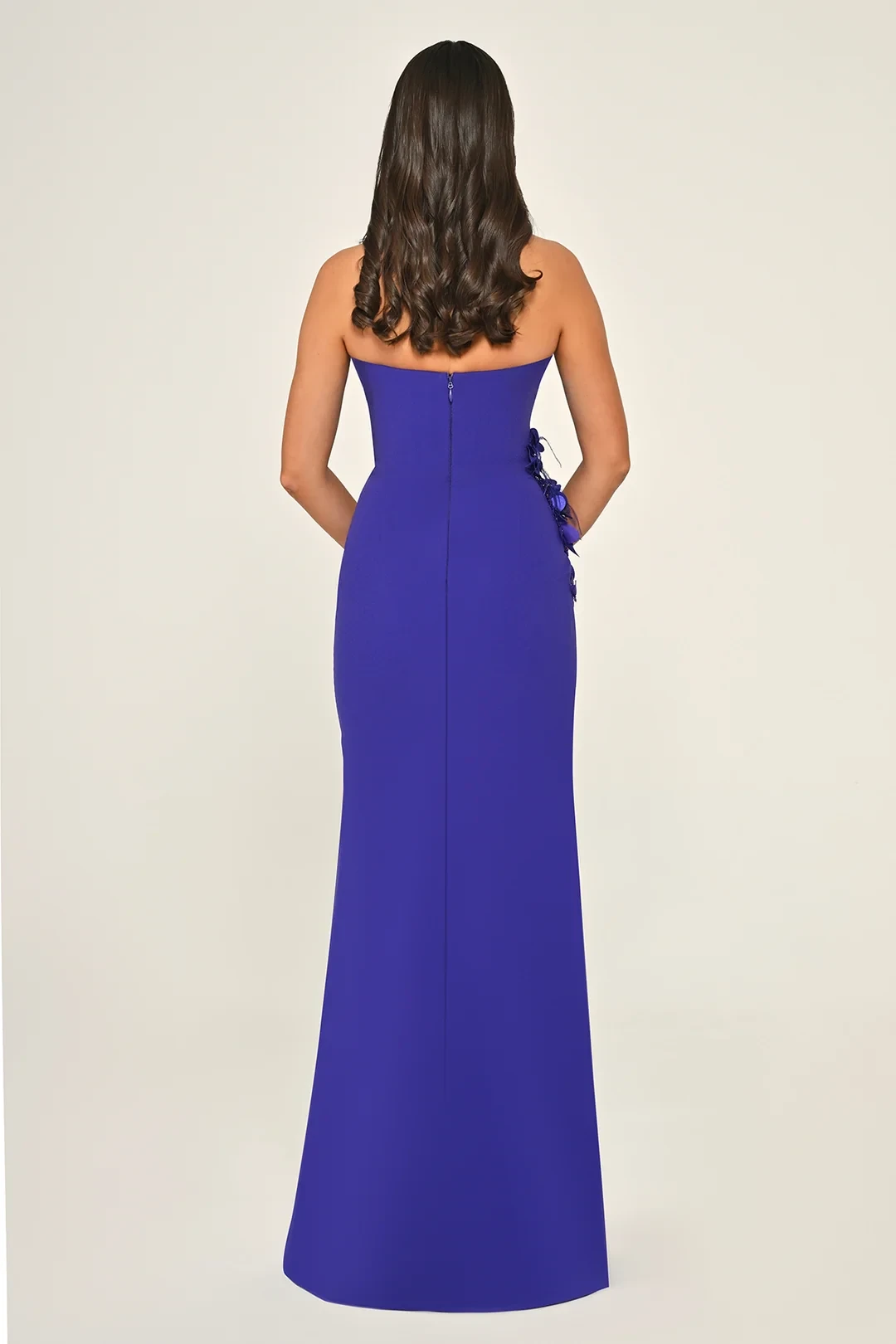 Taş ve Aksesuarlı Şık Abiye Elbise