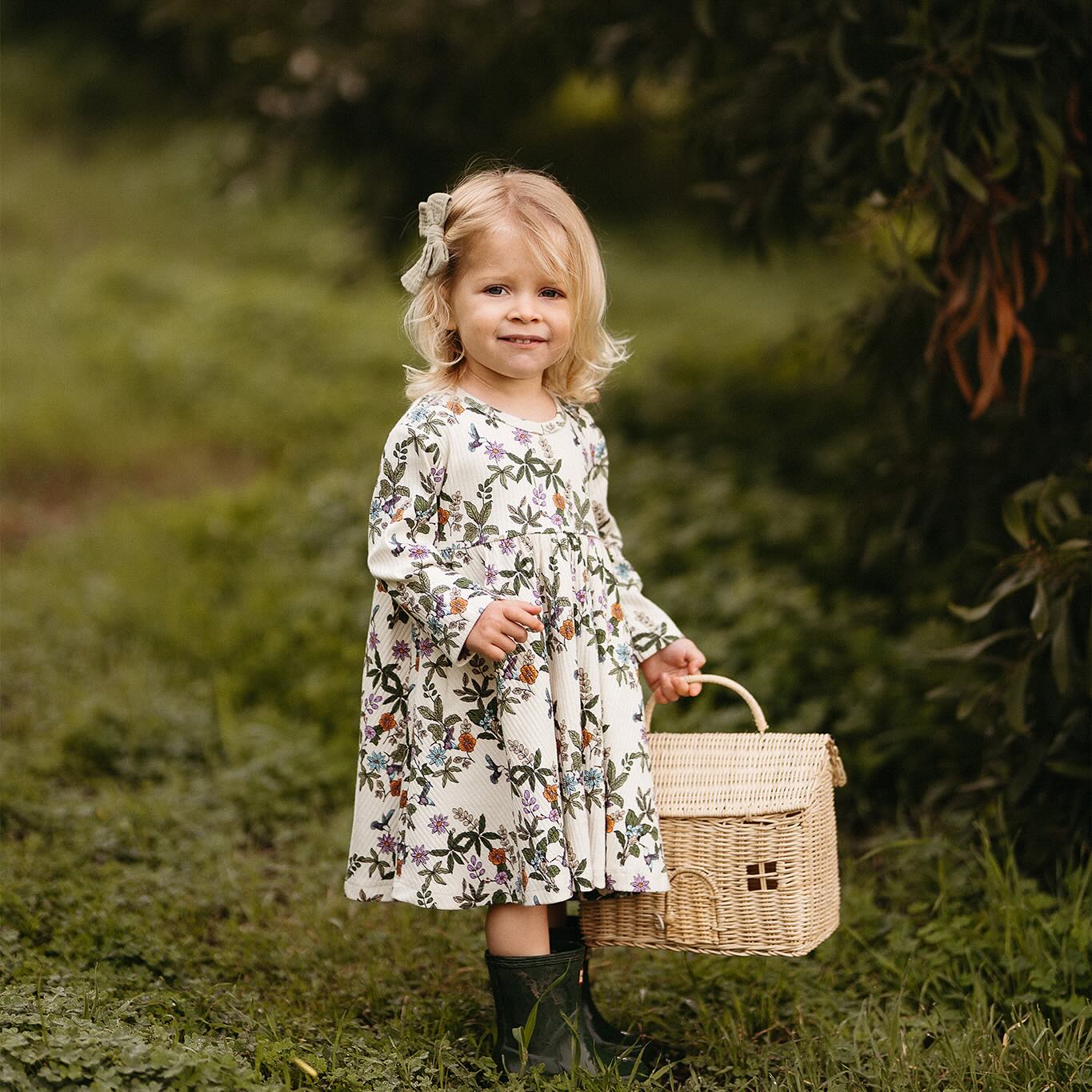 Yağmur Ormanı Desen Elbise