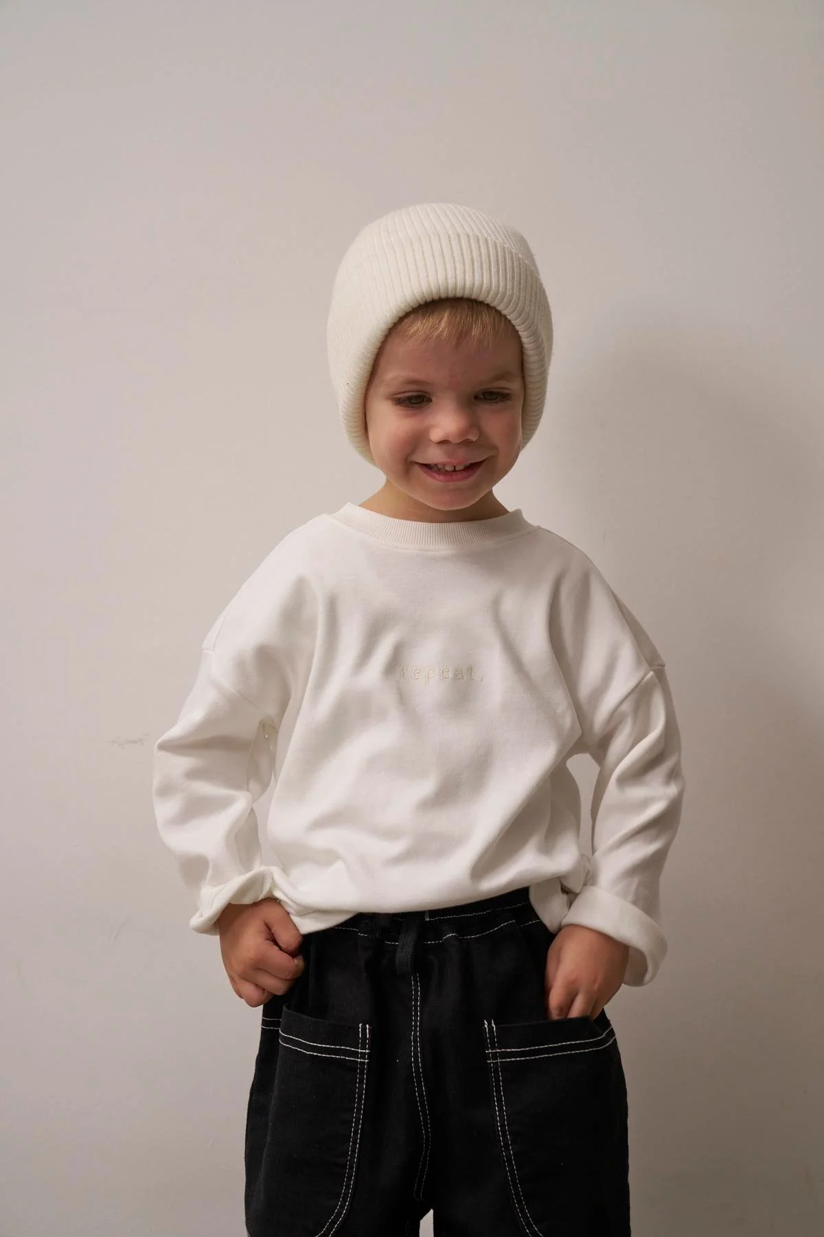 Nakışlı Oversize Uzun Kollu T-shirt