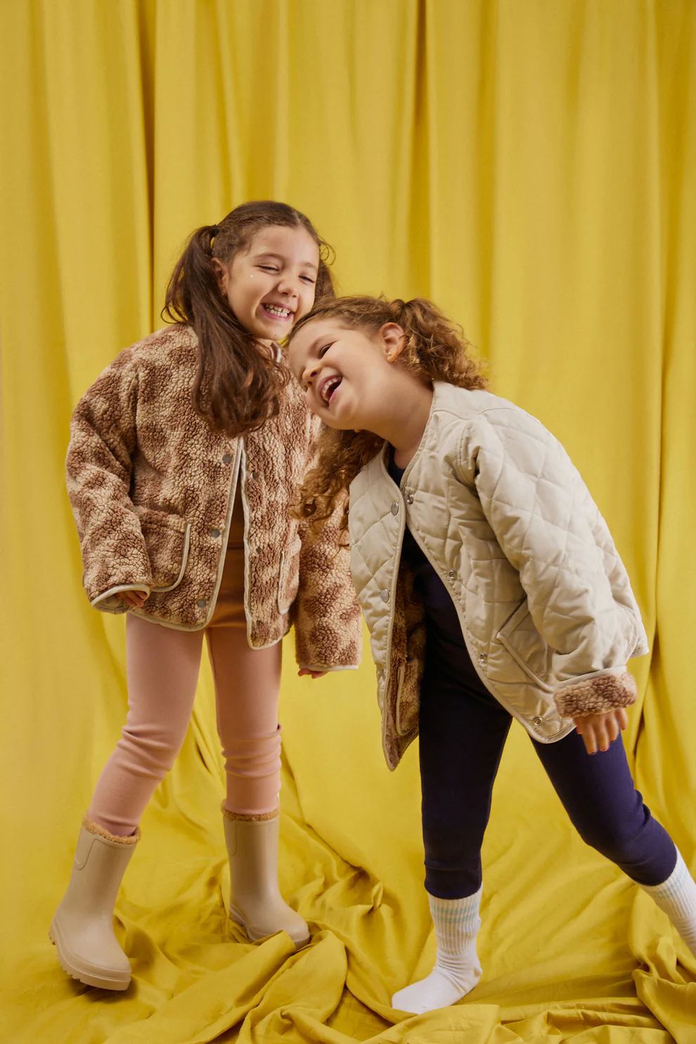 Leopar Çift Taraflı Ceket Çocuk