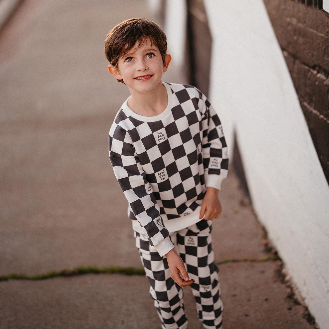 Gri No Bad Days Sweatshirt Pantolon Set