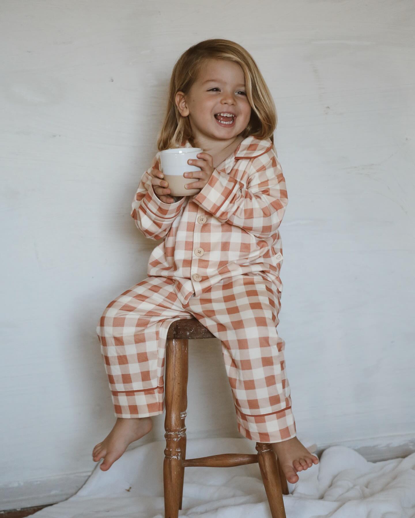 Ekose Desenli Pijama Takım