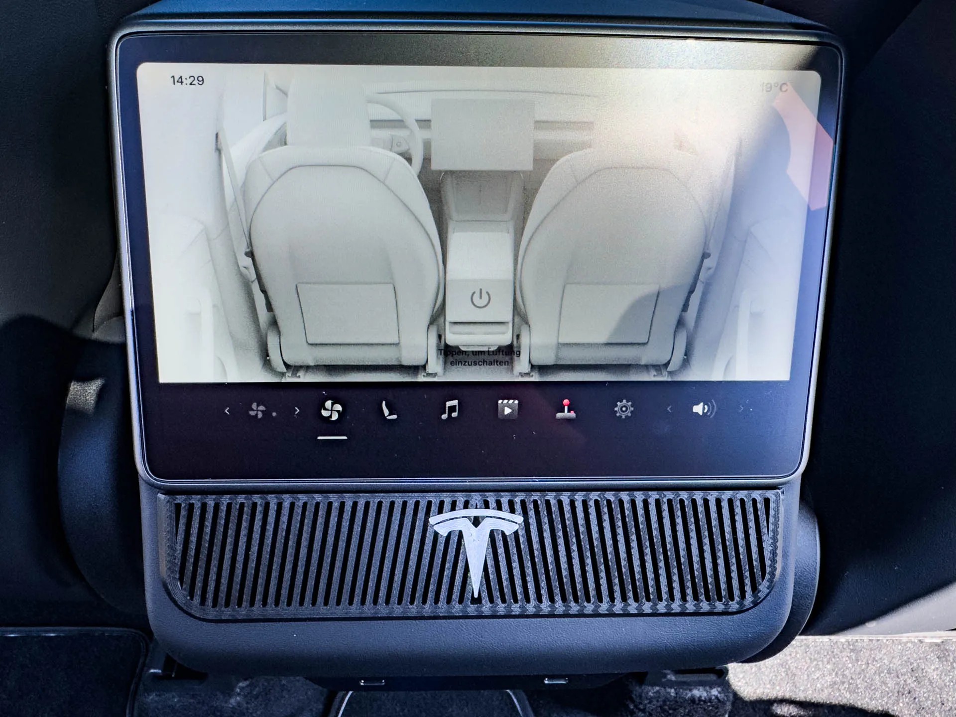 Tesla Model Y Juniper Arka Havalandırmalar için Koruma Kapakları - 3'lü Set