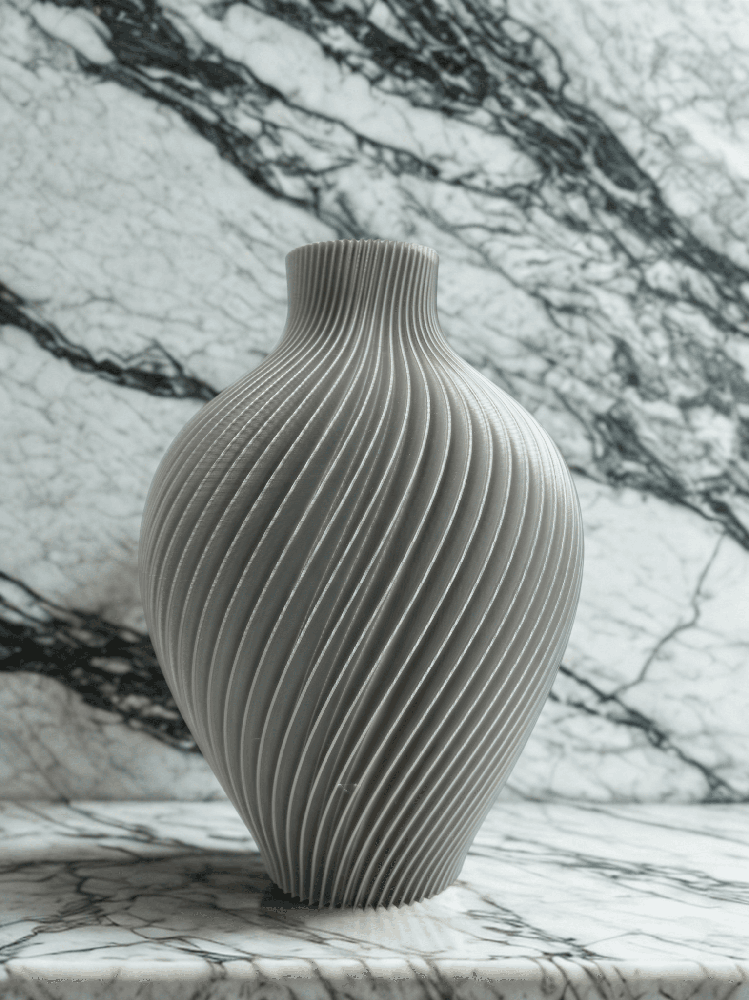 TwistLine Vazo – Spiral Form - TURUNCU