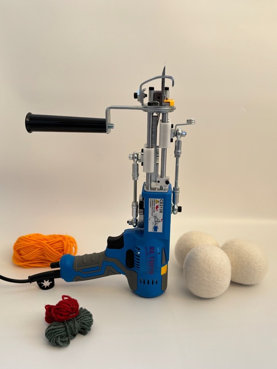 Orijinal AK V Tufting Gun - Profesyonel Cut Pile Halı Yapım Makinası