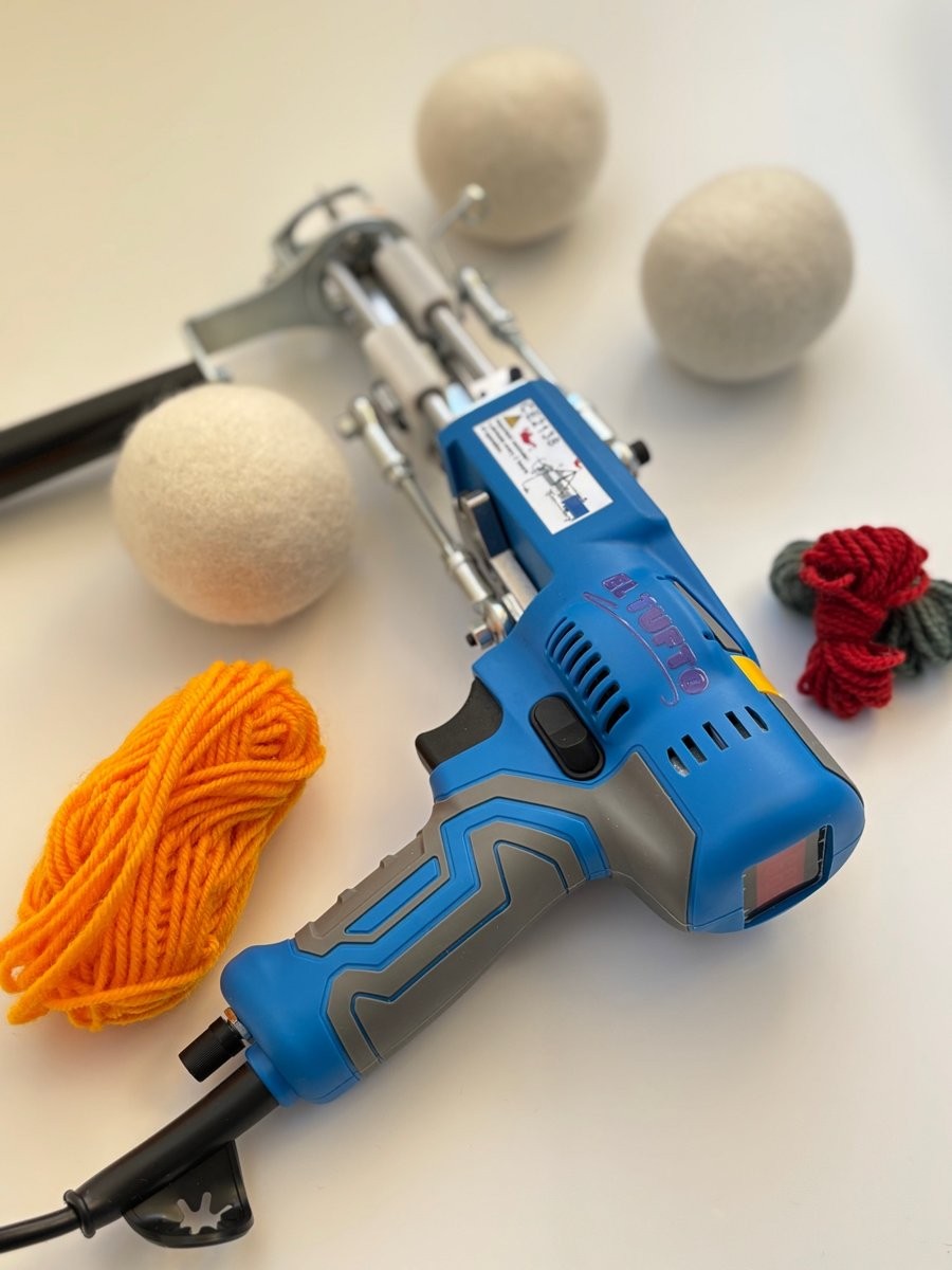 Orijinal AK V Tufting Gun - Profesyonel Cut Pile Halı Yapım Makinası