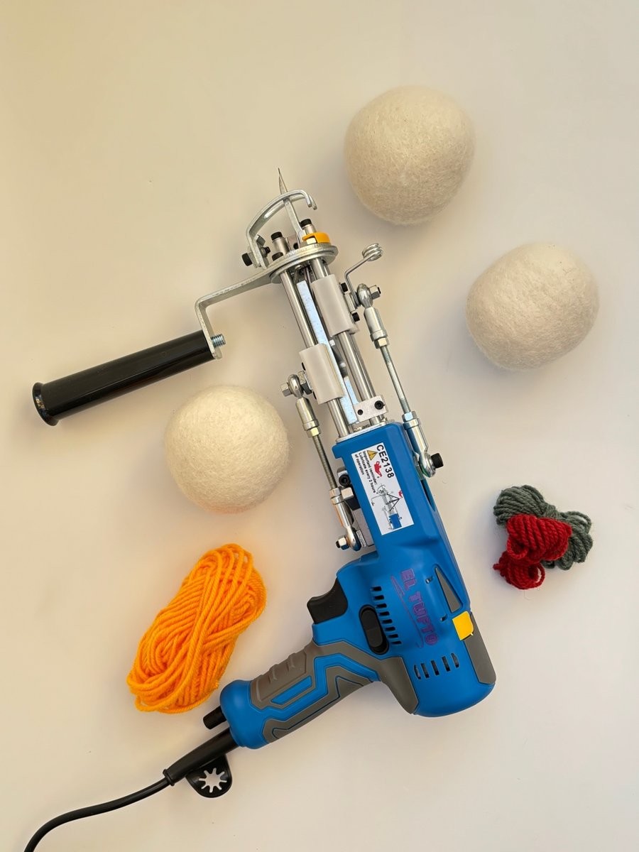 Orijinal AK V Tufting Gun - Profesyonel Cut Pile Halı Yapım Makinası