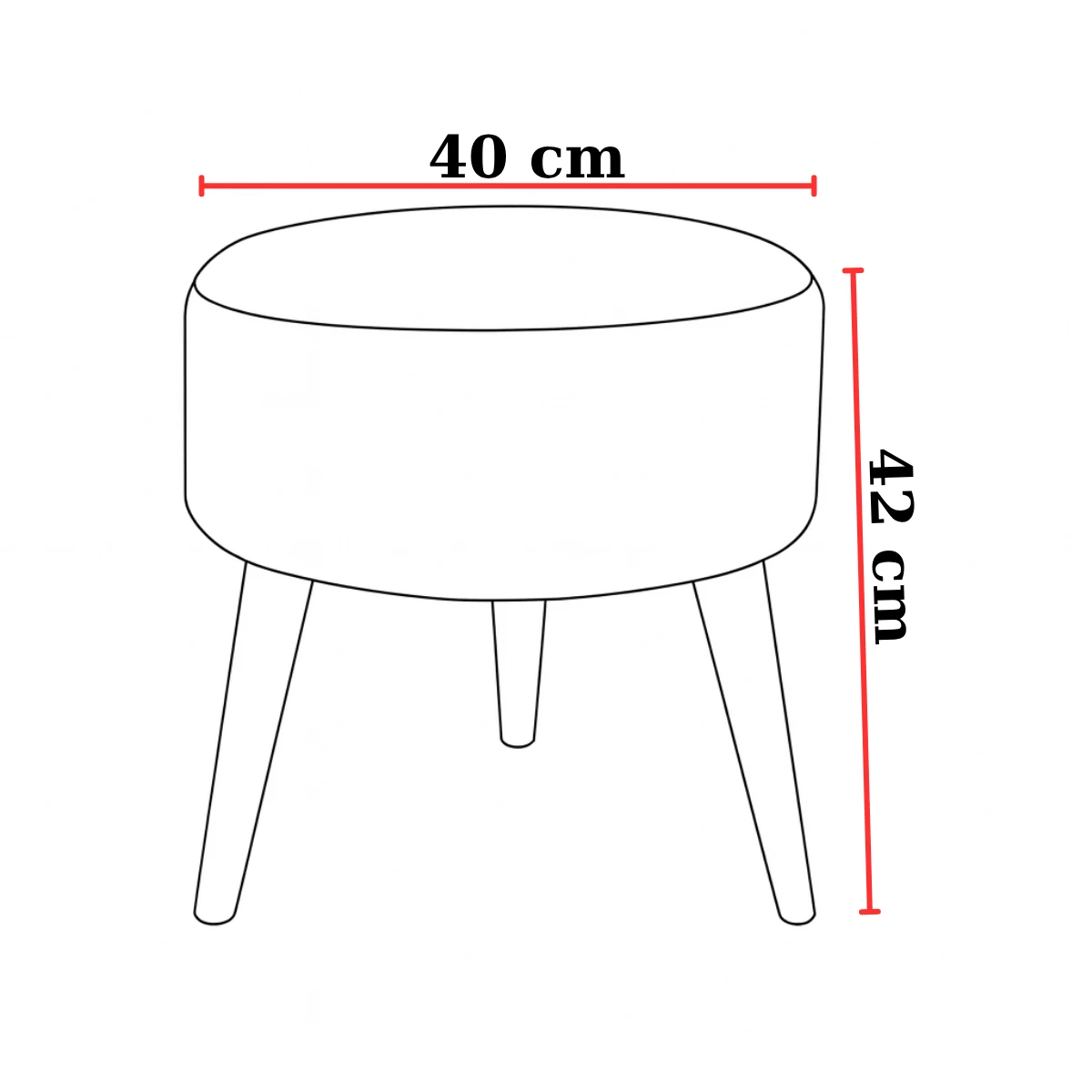 Punch İşlemeli 3lü Set 2 Berjer + 1 Puf - Şönil Kumaş - Modern Balkon Takımı - Çiçek Desen