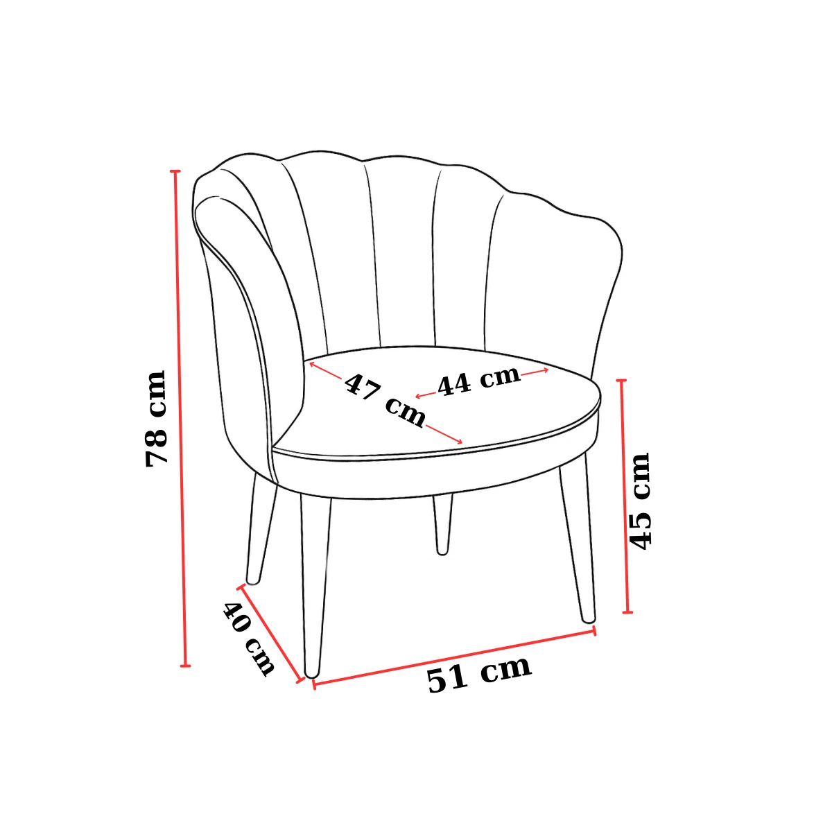 Papatya Babyface Kumaş Modern Berjer Koltuk - Zümrüt Yeşili