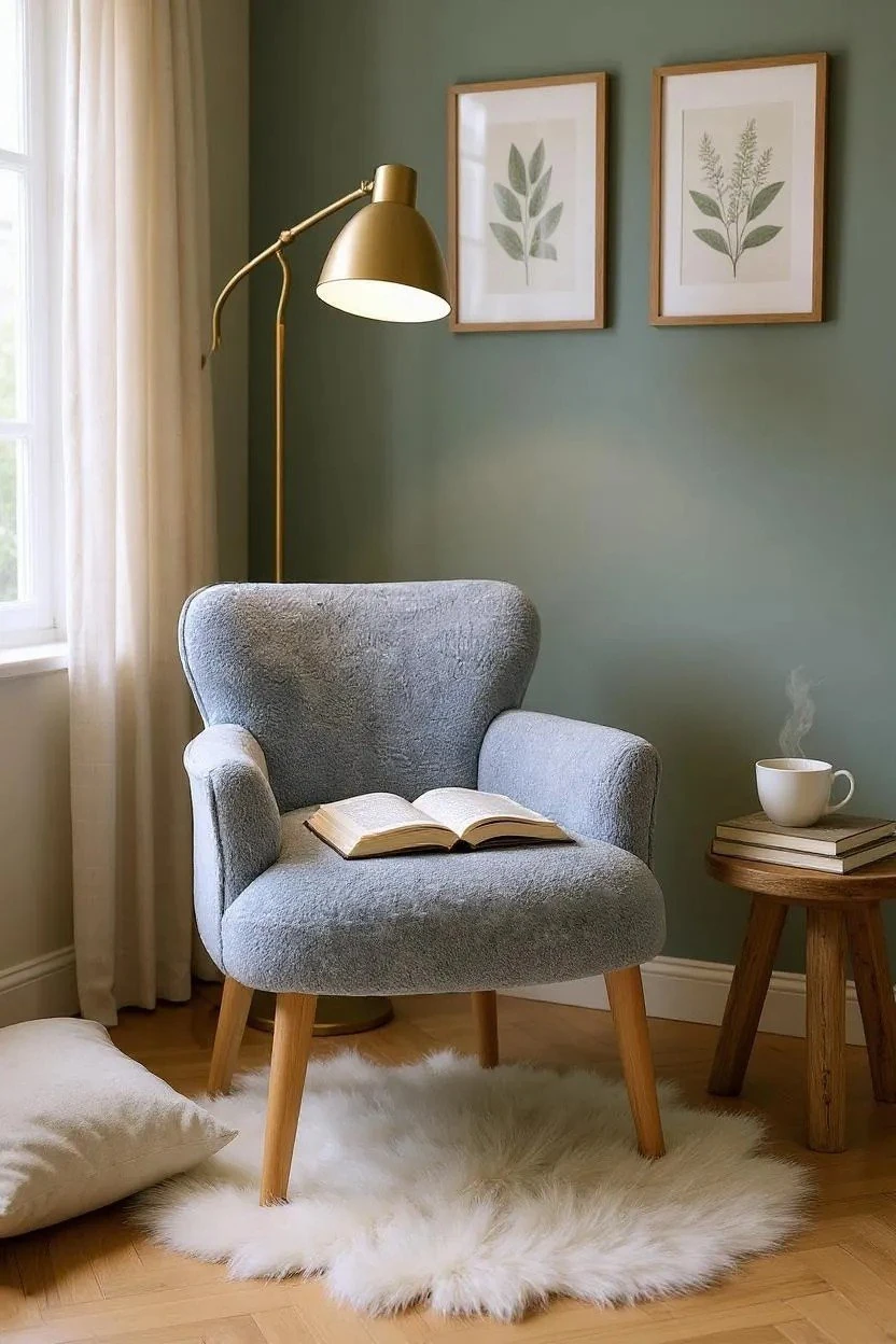 Roma - Welsoft Kumaş Berjer Koltuk - Modern Şık - Gri