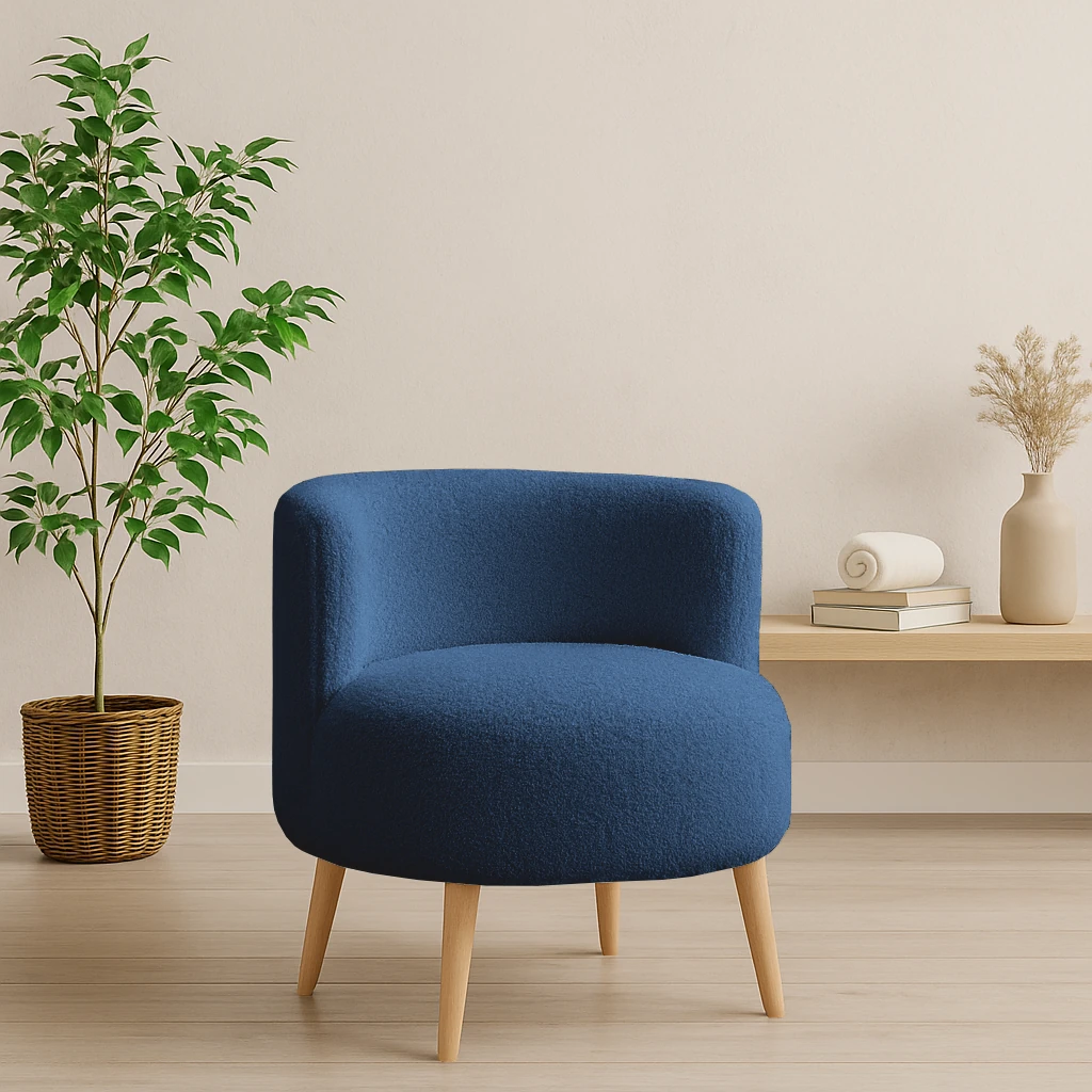 Sydney Welsoft Kumaş Modern Berjer - Lacivert