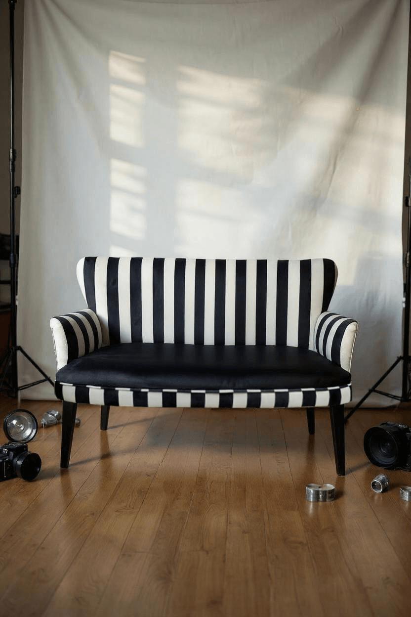 Çay Seti Koltuk Takımı Zebra Model 2+1+1