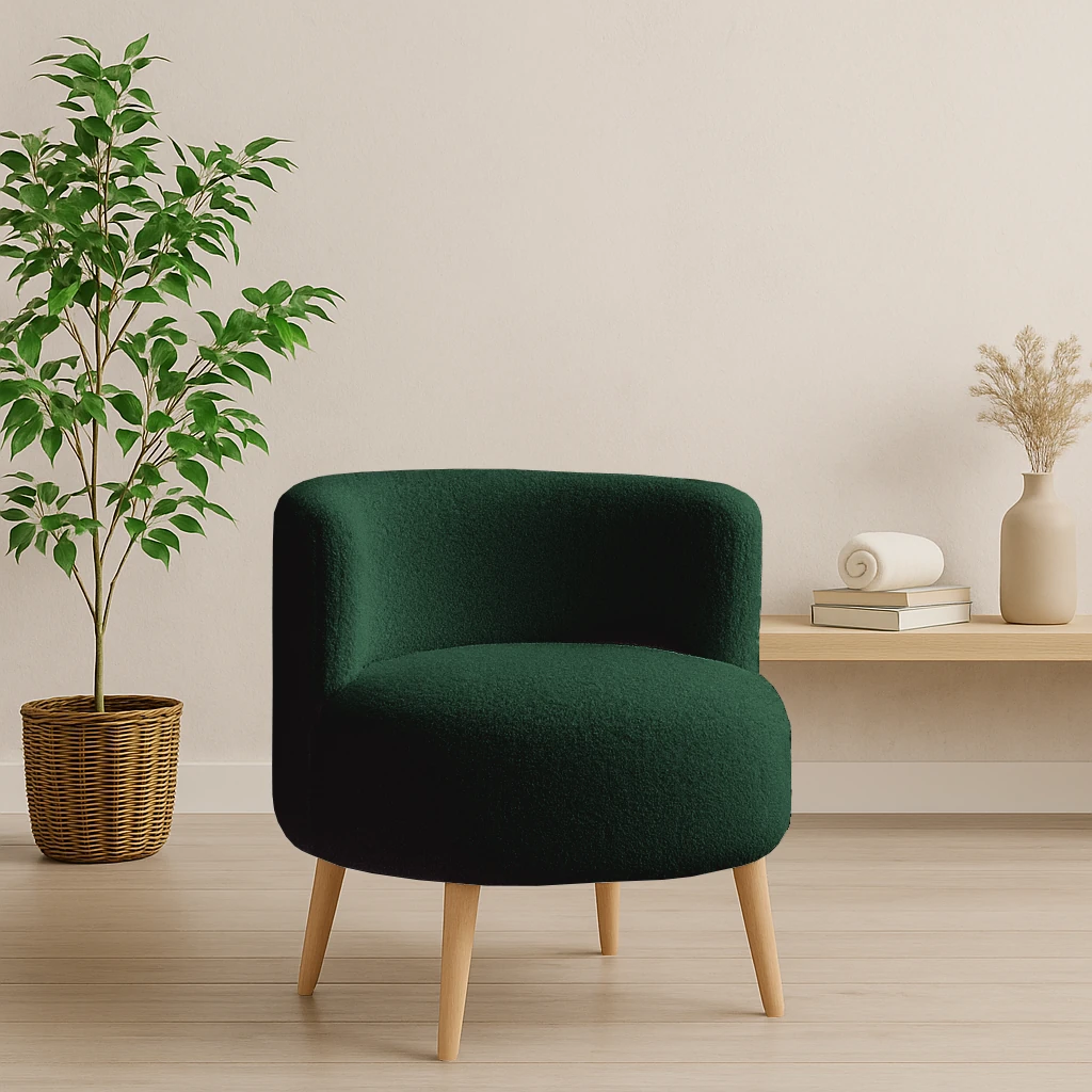 Sydney Welsoft Kumaş Modern Berjer - Yeşil