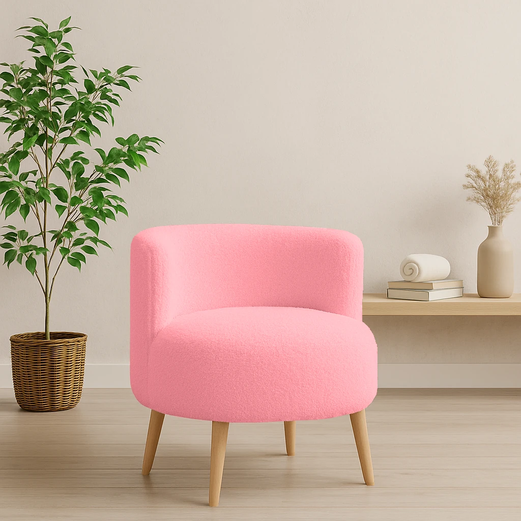 Sydney Welsoft Kumaş Modern Berjer - Pembe