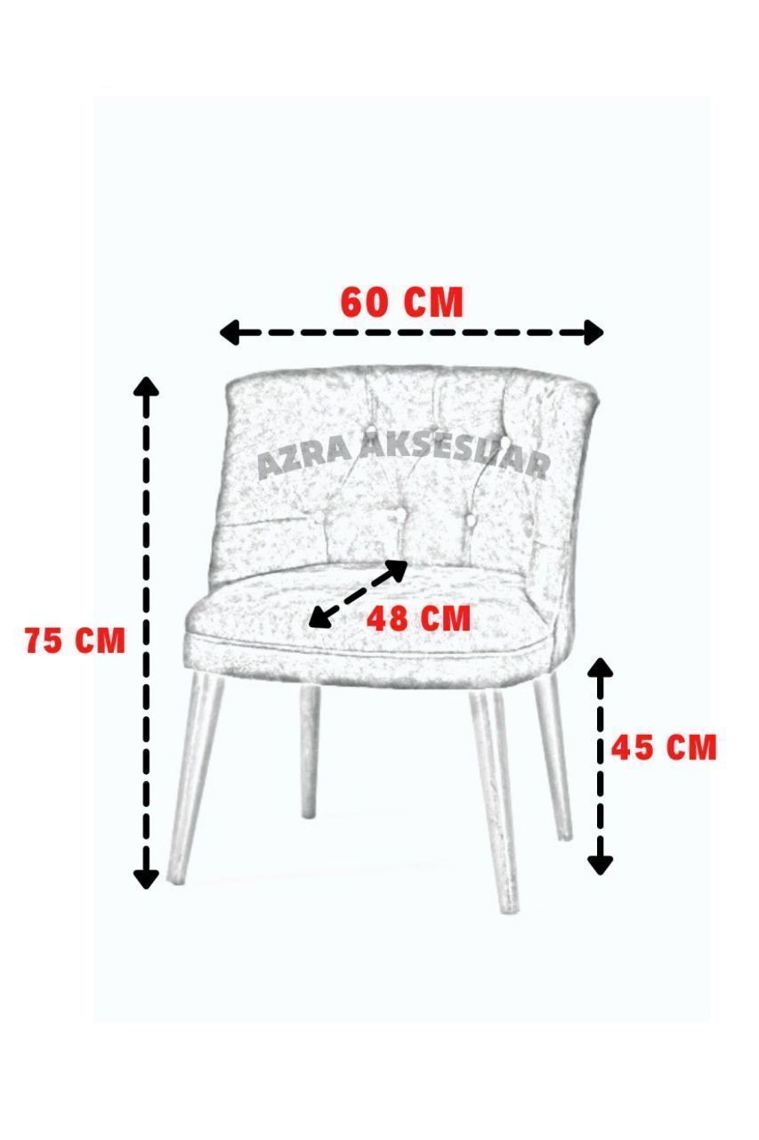 Berjer - Tekli Koltuk - Ahşap Ayak - Krem