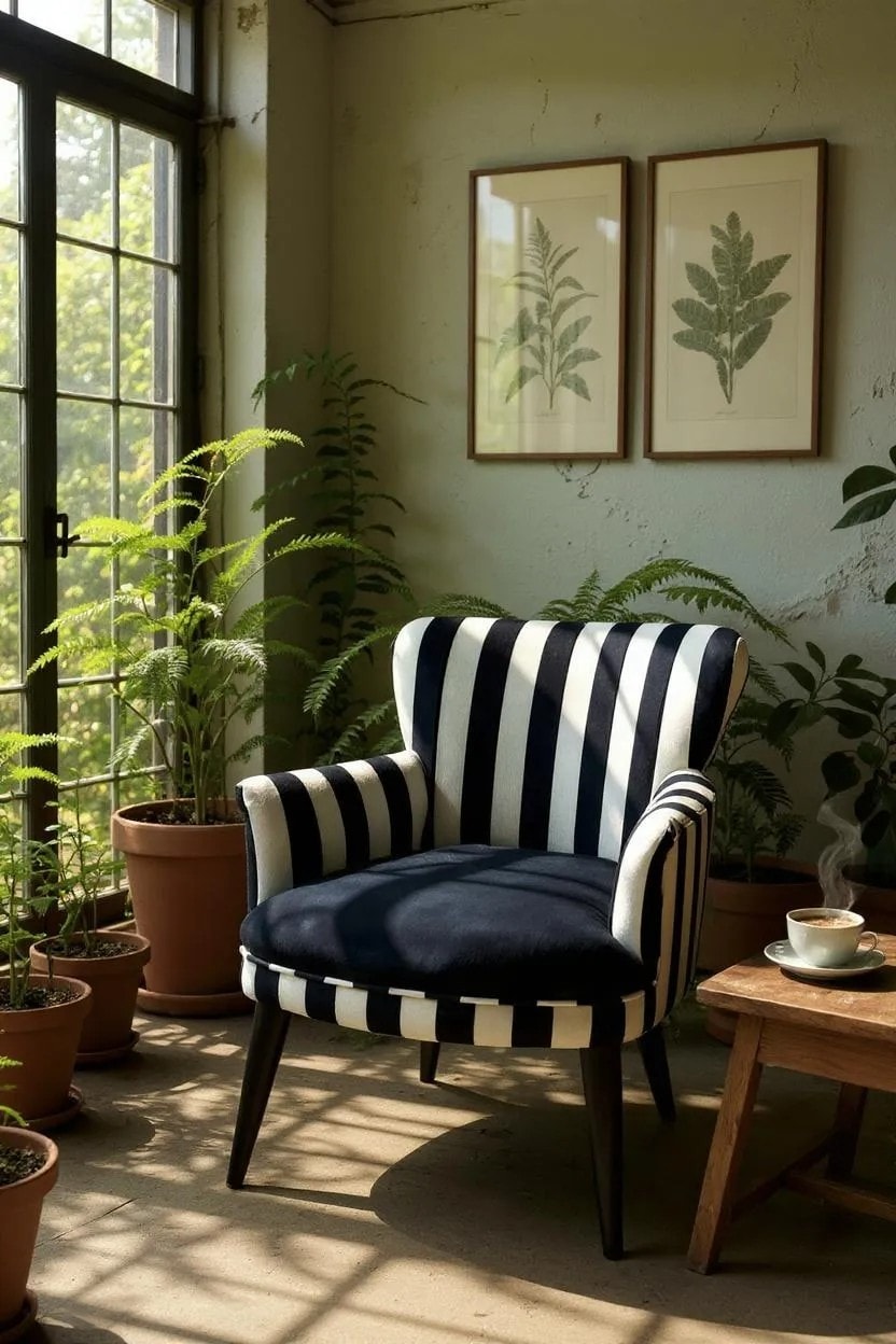 Çay Seti Koltuk Takımı Zebra Model 2+1+1