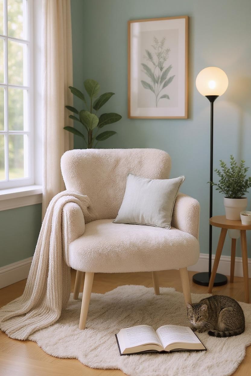 Roma - Welsoft Kumaş Berjer Koltuk - Modern Şık - Vizon