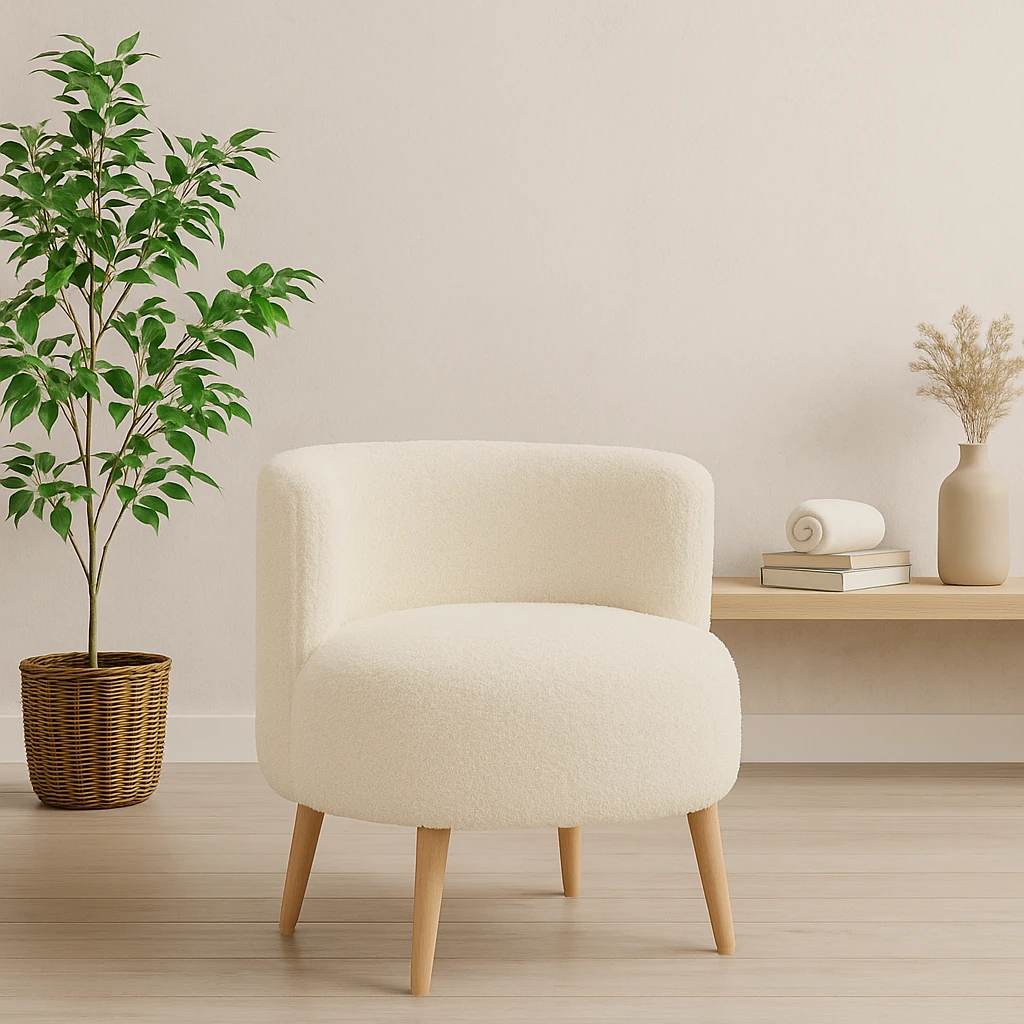 Sydney Welsoft Kumaş Modern Berjer - Krem