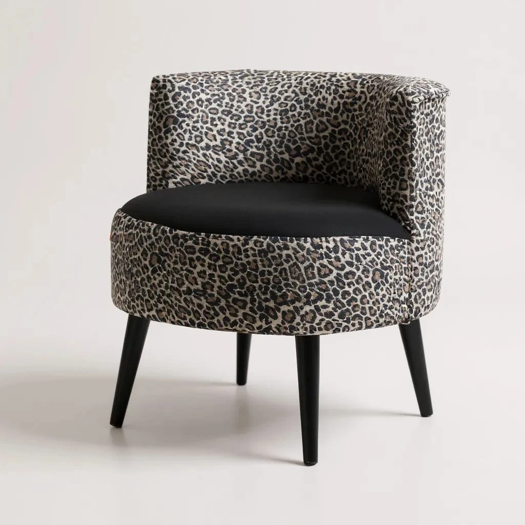 Sydney Dijital Baskı Kumaş Modern Berjer - Leopar Desen