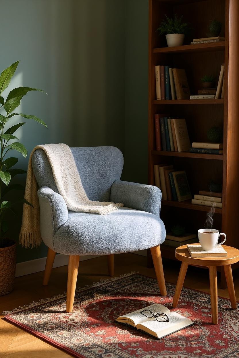 Roma - Welsoft Kumaş Berjer Koltuk - Modern Şık - Gri