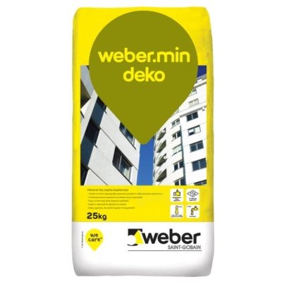 weber.min deko Lif Takviyeli, Dekoratif Dış Cephe Kaplaması (25kg)