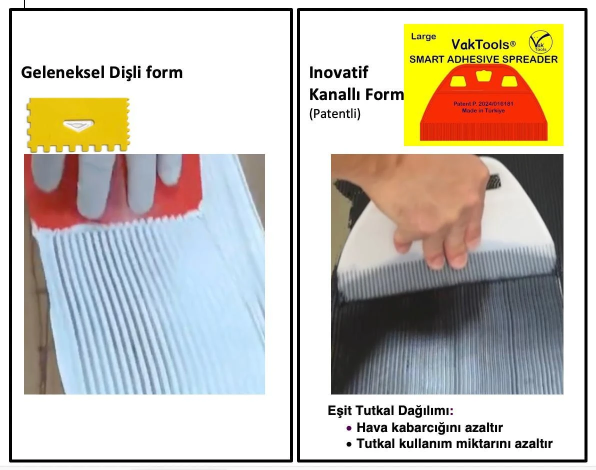 Akıllı Tutkal Tarağı ( Geniş )