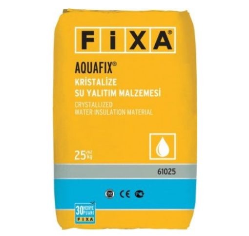 Fixa Aquafix Kristalize Su Yalıtım Malzemesi -25kg