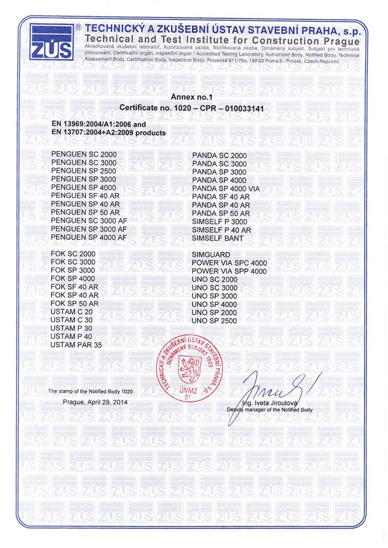 Penguen Alüminyum Folyolu Membran SP4000 AF (4mm)