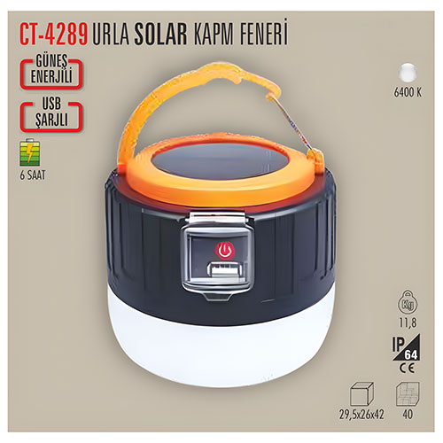 Cata Ct-4289 Urla Solar Kamp Feneri