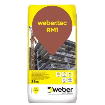 Weber.tec RM1 Brüt Beton İnce Tamir ve Tesviye Harcı (Deitermann RM1) (25kg)