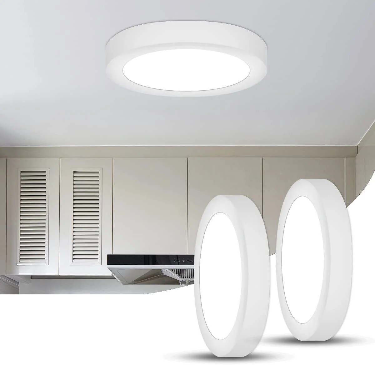 Cata Ct-5235B 18 Watt Sıva Üstü Led Panel Yuvarlak Beyaz (Siyah Çerçeveli)