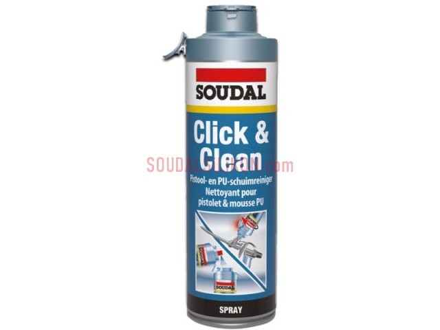 Soudal Click & Cleaner Pu Köpük Temizleyici 500 Ml 