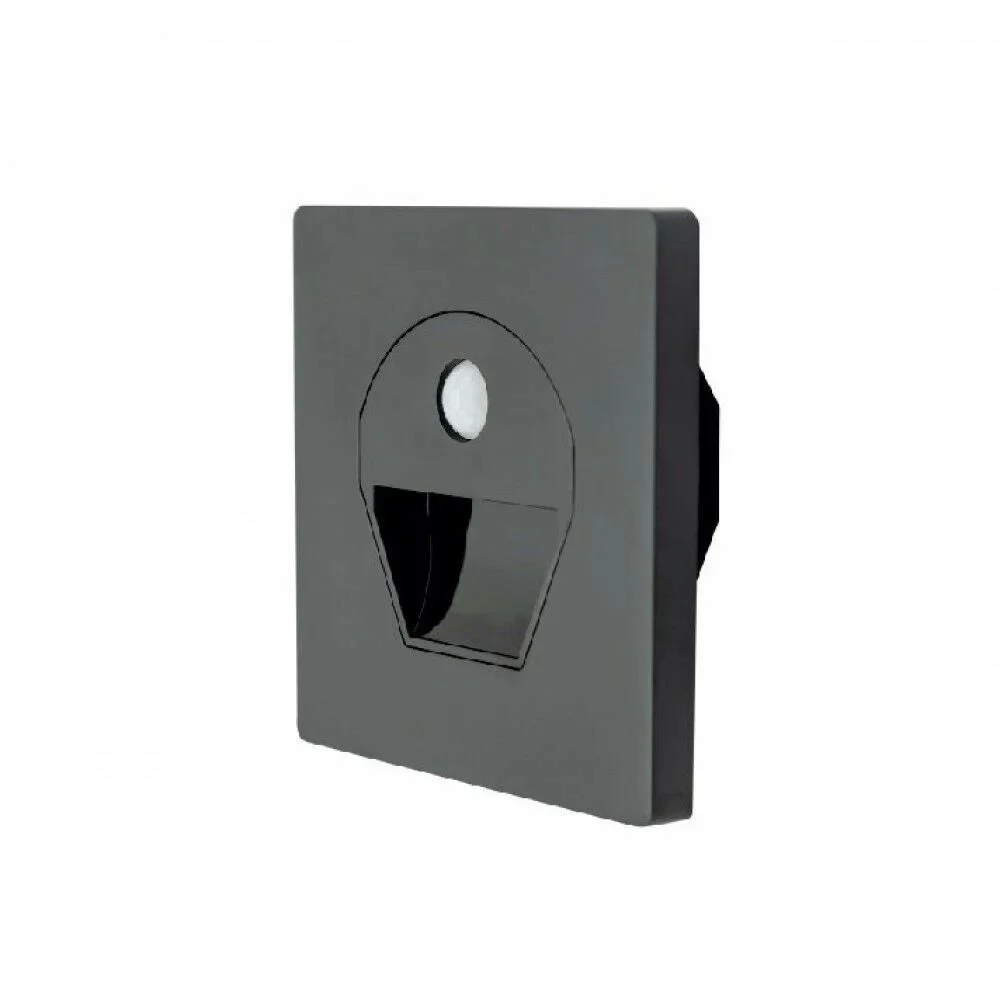 Cata Ct-5170SG 1W Sensörlü Ledli Koridor Armatürü Siyah Kasa Günışığı