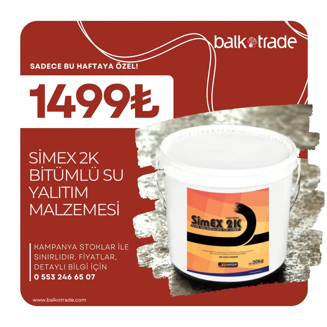 SİMEX 2K Bitümlü Su Yalıtım Malzemesi