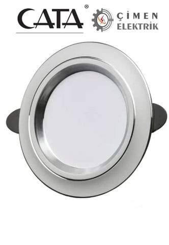Cata Ct-5257 6W Zebra Led Spot Lamba Beyaz-Krom