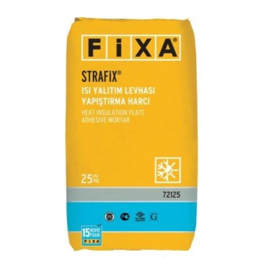 Fixa Strafix Isı Yalıtım Levhası Yapıştırma Harcı -25kg