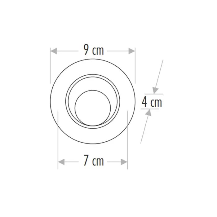 Cata Ct-5204G 7W Akik Smd Led Armatür Günışığı