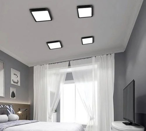 Cata Ct-5236G 18 Watt Sıva Üstü Led Panel Kare Günışığı (Siyah Çerçeveli)