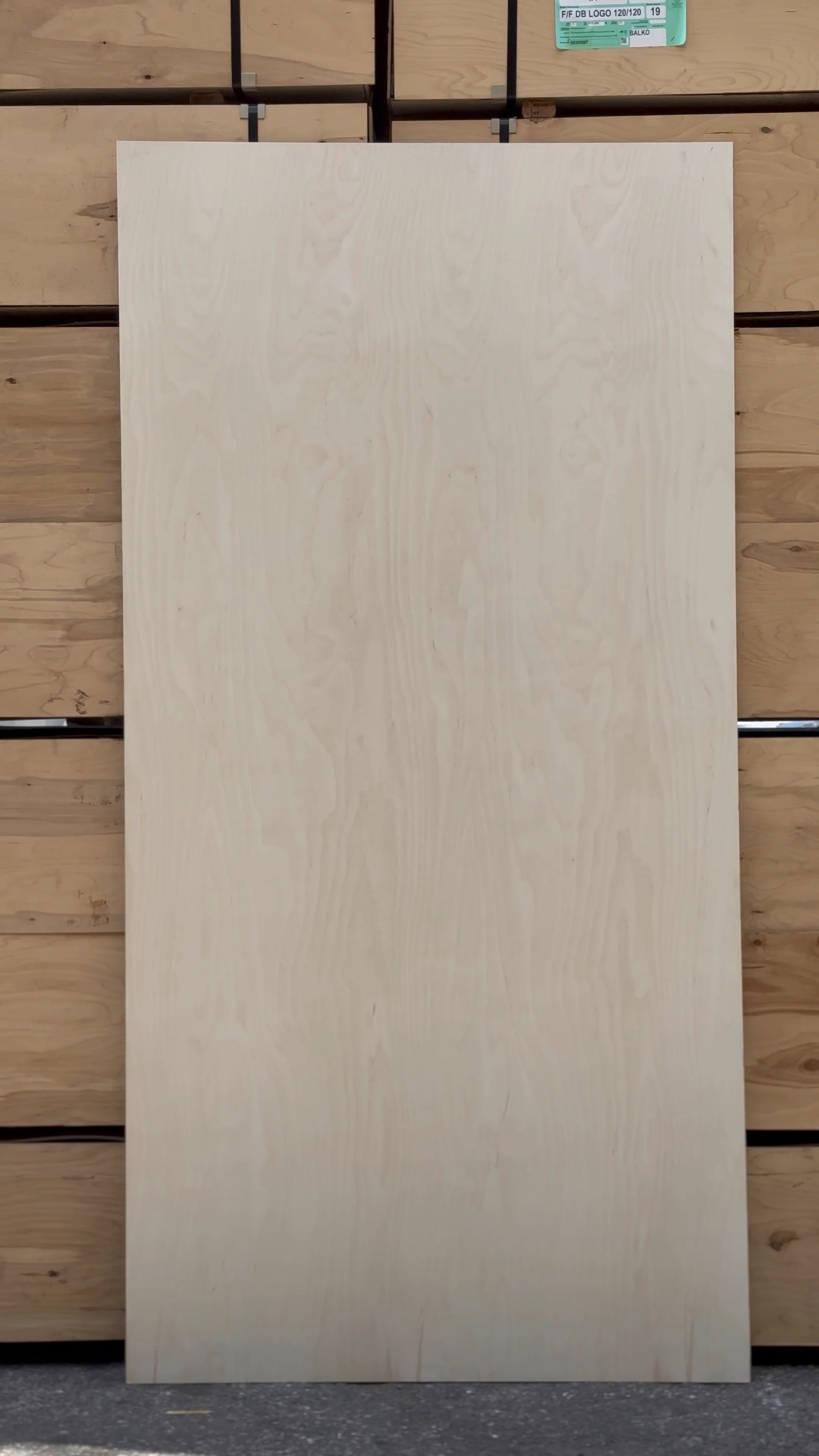 B/BB 12mm Huş Kontrplak  1250 x 2500 - 12mm