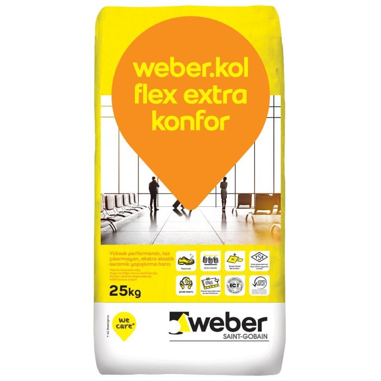 weber.kol flex konfor Seramik Yapıştırma Harcı (25kg)