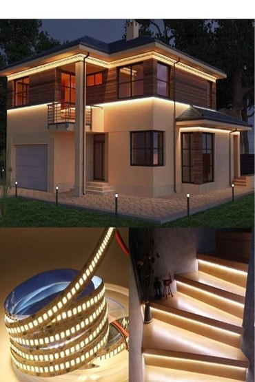 Cata Ct-4538G 12W Gold İç Mekan 240 Çipli Yüksek L Şerit Led 5mt
