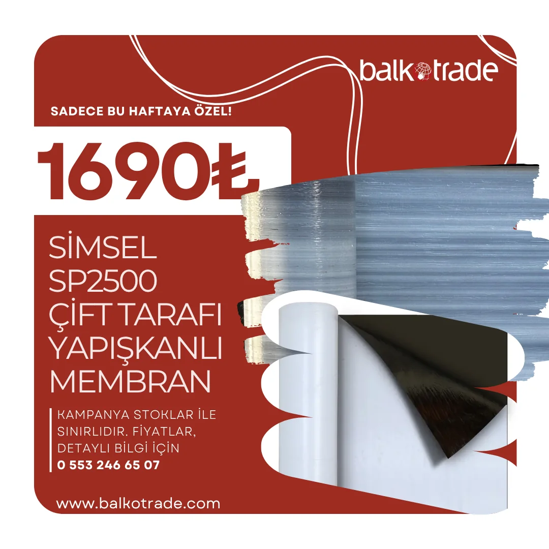 Kendinden Yapışkanlı Ses Yalıtım Membranı