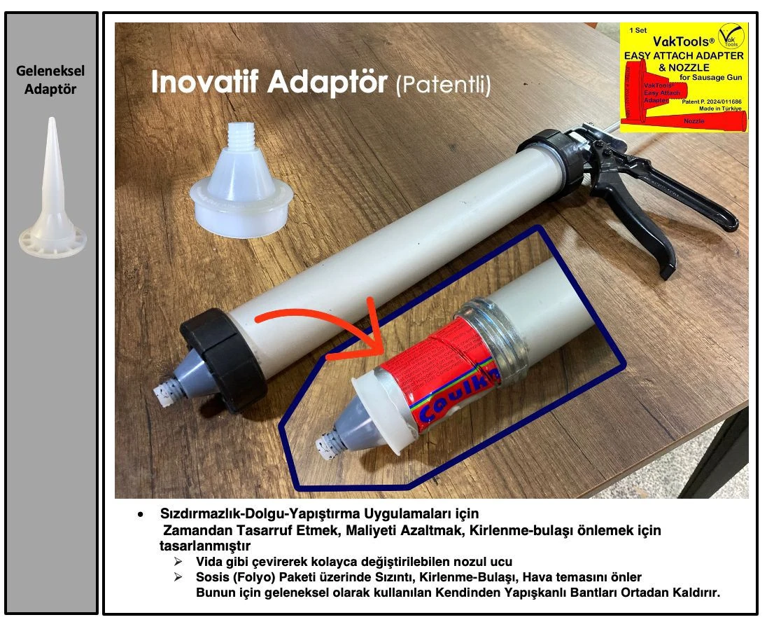 Mastik Tutkal Adaptörü