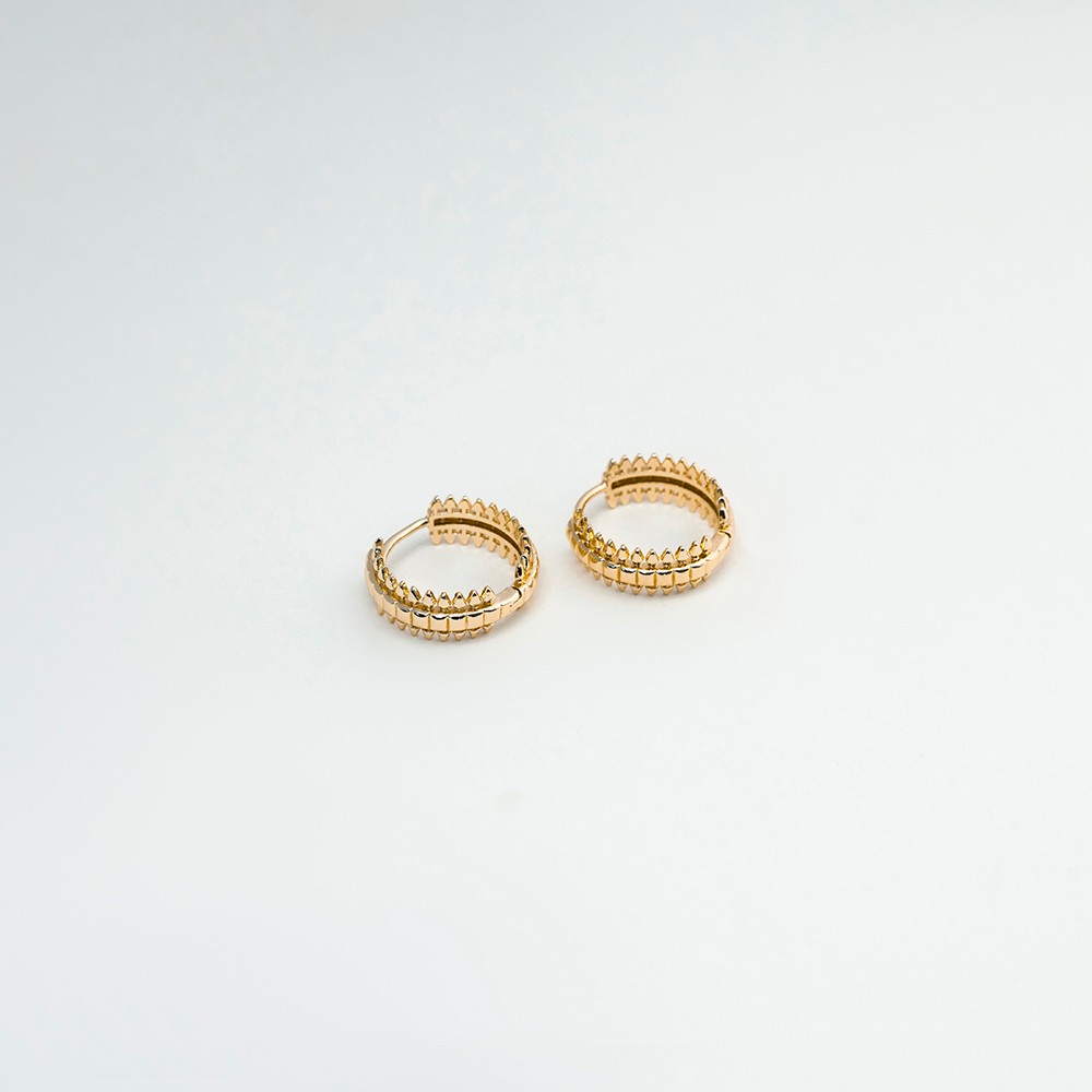 Mini Rounded Halka Küpe