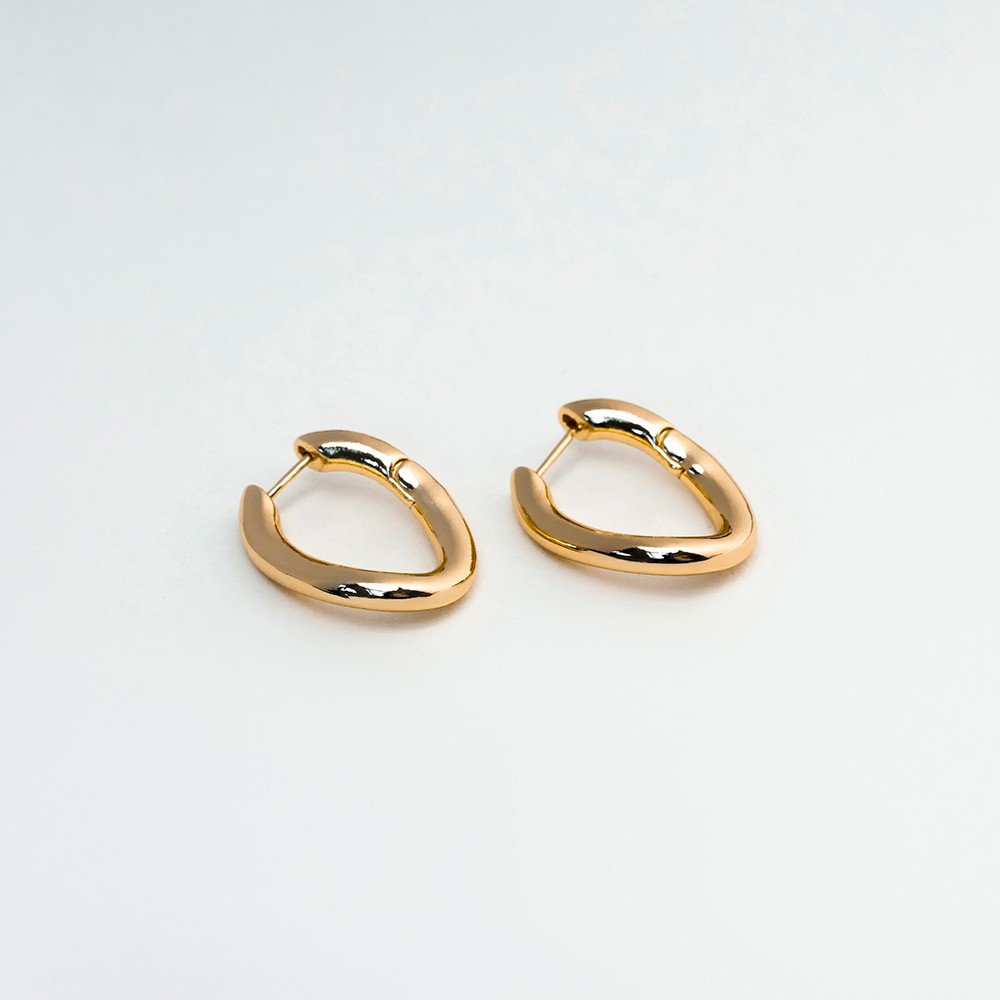 Glossy Gold Küpe