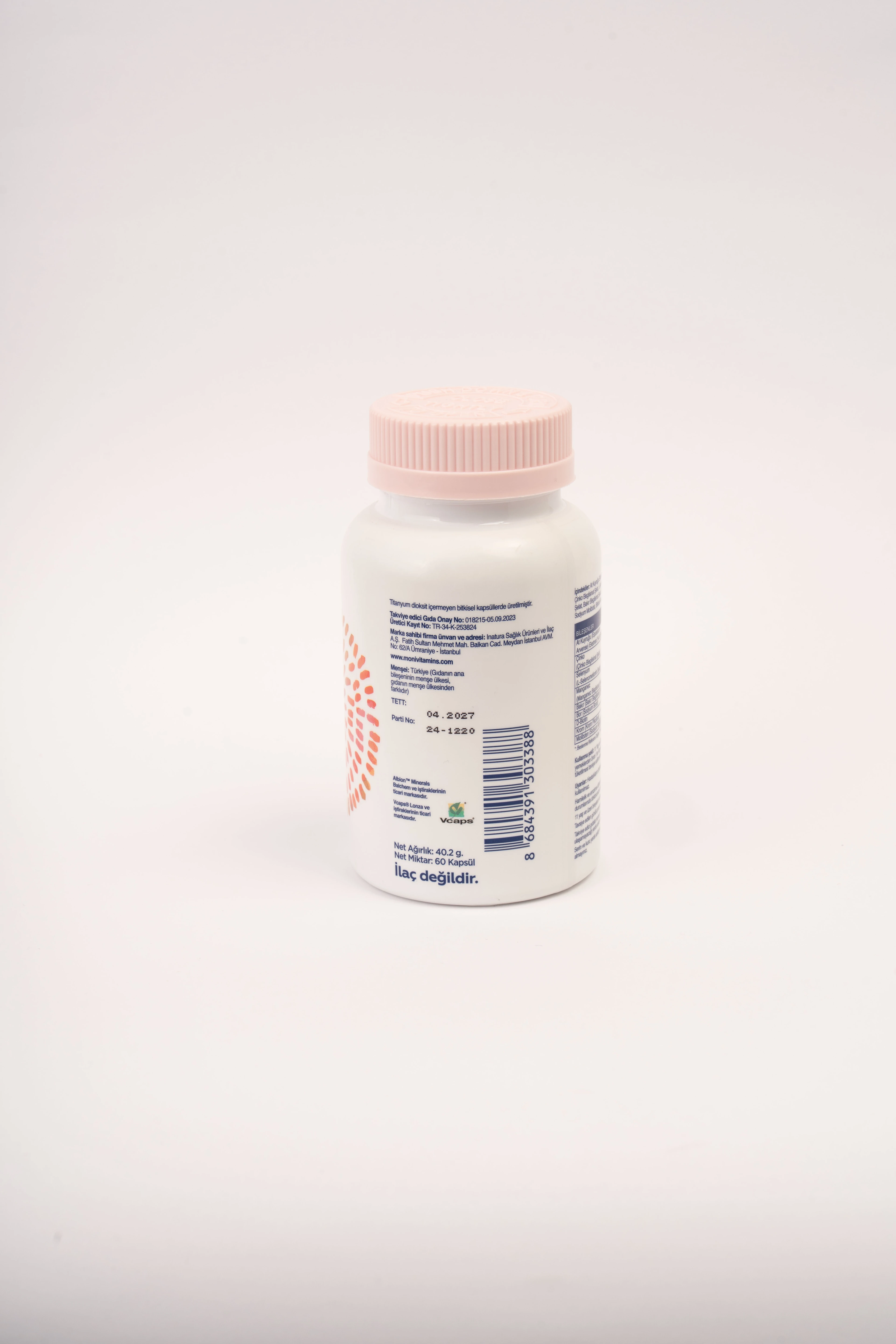 2'li Trace Minerals Biotin ve At Kuyruğu Ekstresi 60 Vegan Kapsül