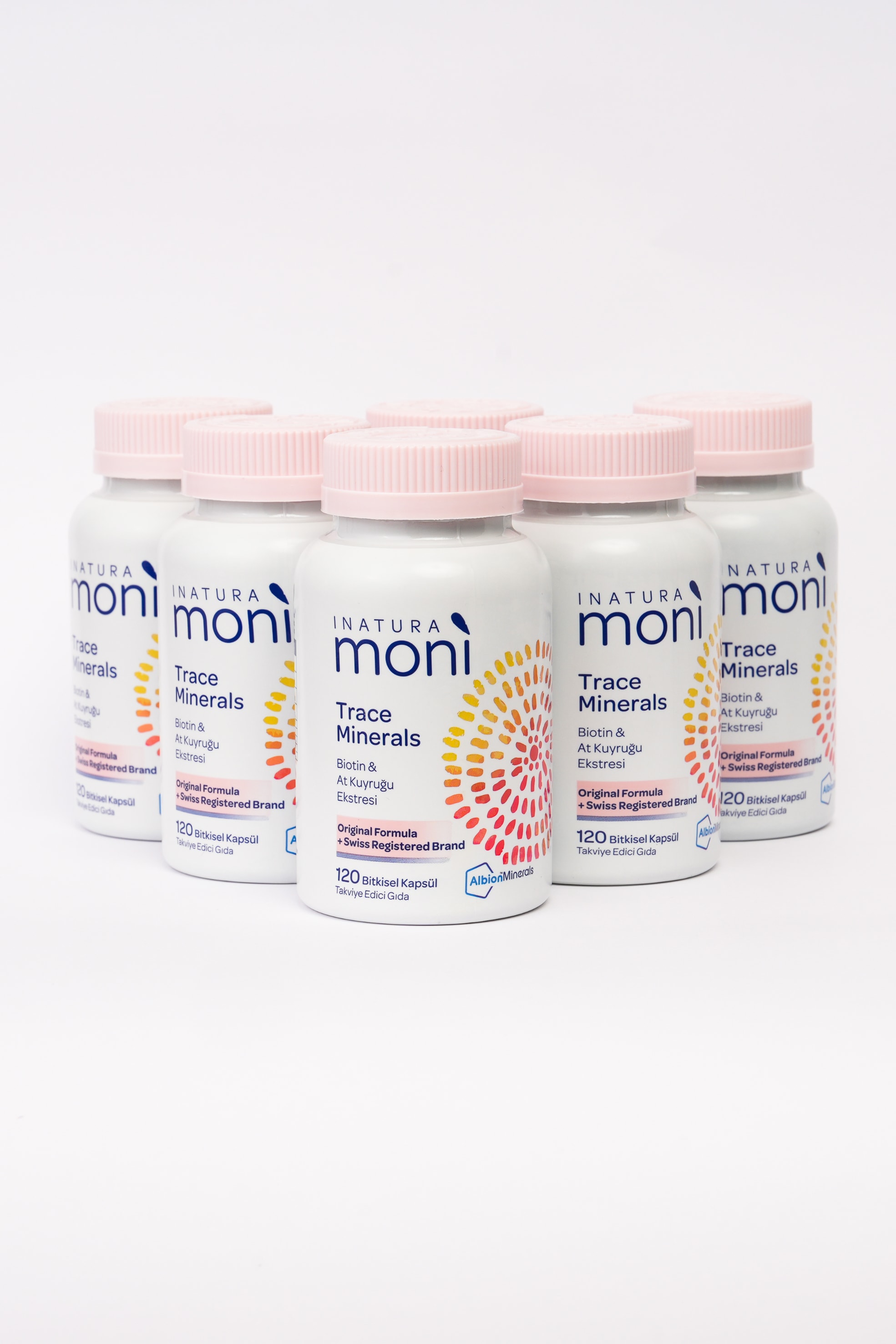 6'lı Trace Minerals Biotin ve At Kuyruğu Ekstresi 120 Vegan Kapsül