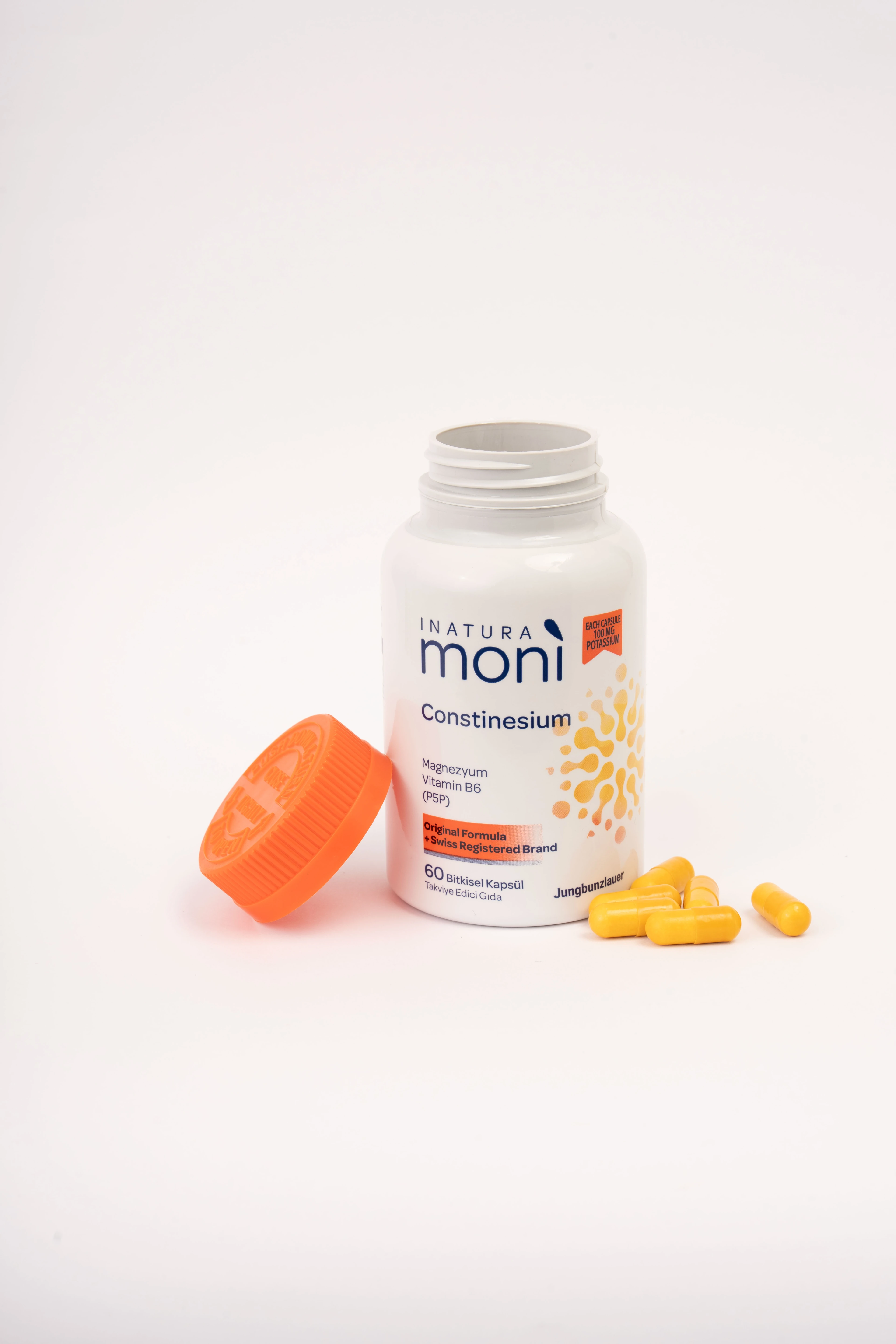 2'li Constinesium Magnesium, Vitamin B6, Potasyum 60 Vegan Kapsül